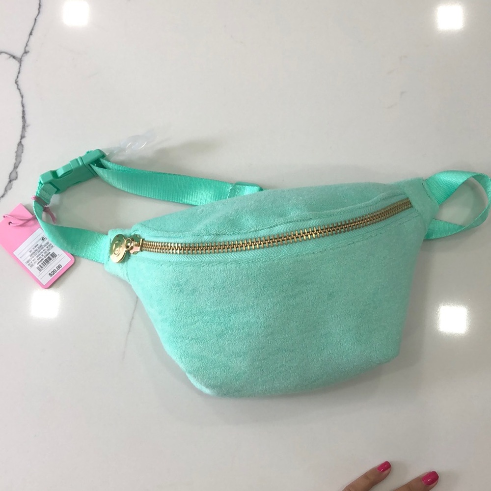 Brand never never worn Stoney clover blue terry cloth bag